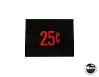 Price plate (CCM/Stern) 25&cent;