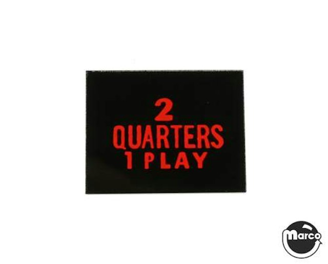 Price plate CCM/Stern 2 Quarter 1 Play