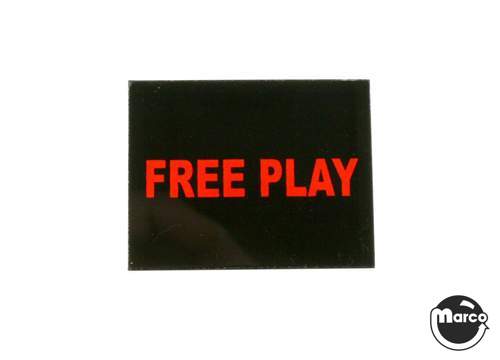 Price plate CCM/Stern Free Play red