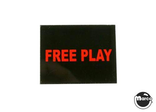 Price plate CCM/Stern Free Play red