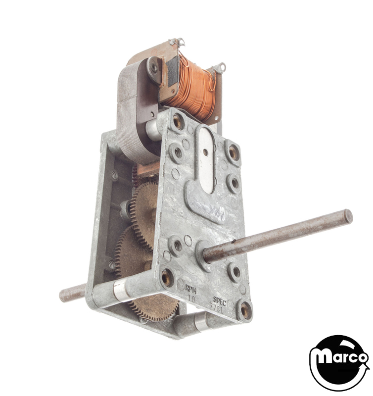 Motor - 27 vac 10 rpm running DOUBLE PLAY