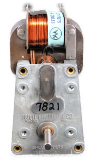 Motor - pitcher unit 27v 67rpm 60 Hz PITCH & BAT