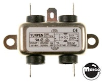 Line filter, EMI 125/250V 50/60Hz