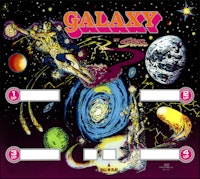 GALAXY (Stern) Backglass
