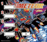 METEOR (Stern) Backglass