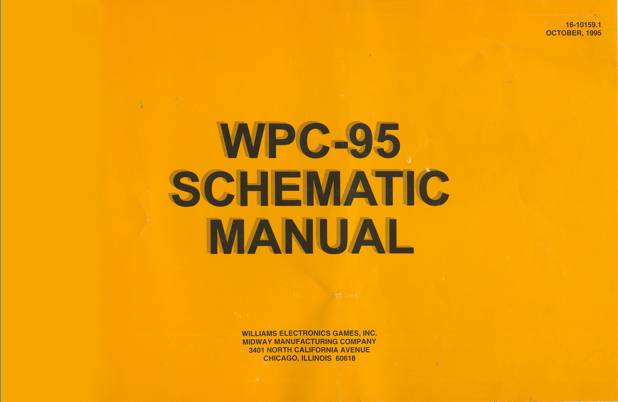 WPC-95 Schematic Manual October  1995