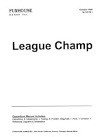 LEAGUE CHAMP Shuffle (Funhouse Games) Manual