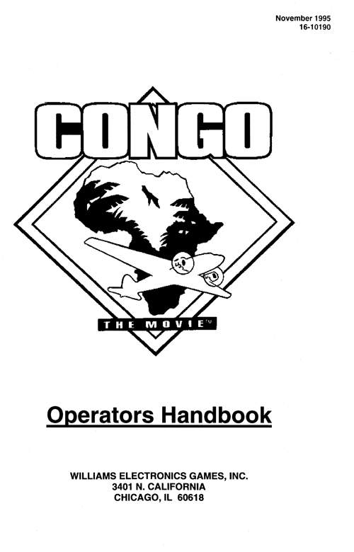 CONGO (Williams) Handbook