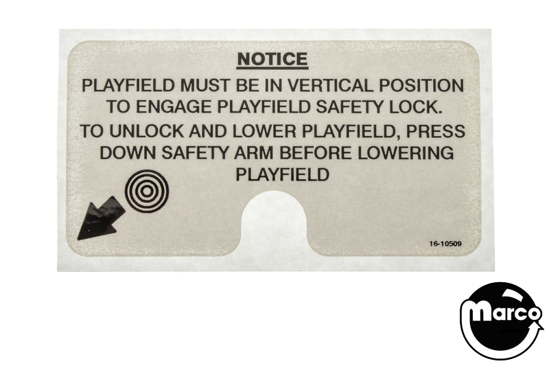 CIRQUS VOLTAIRE (Bally) Label 'Caution Ringmaster'