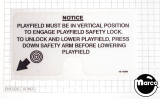 CIRQUS VOLTAIRE (Bally) Label 'Caution Ringmaster'