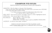 CHAMPION PUB (Bally) Score Card