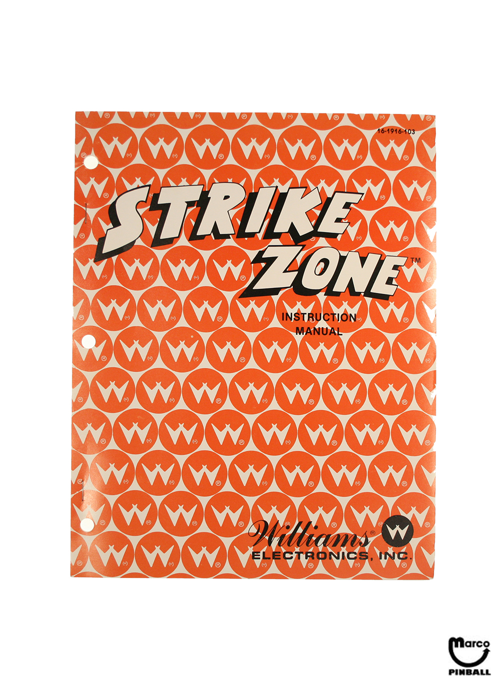 STRIKE ZONE Shuffle (Williams) Manual