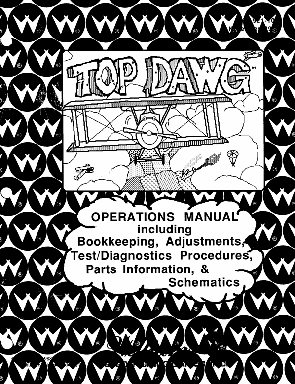 TOP DAWG (Williams) Manual & Schematic