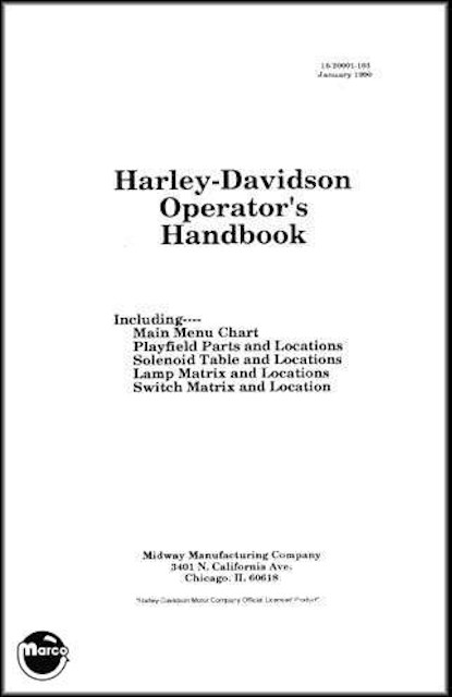 HARLEY DAVIDSON (Bally) Handbook