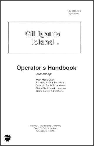 GILLIGAN'S ISLAND (Bally) Handbook