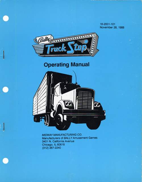 TRUCK STOP (Bally) Manual