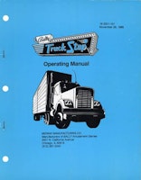 TRUCK STOP (Bally) Manual