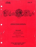 BLACK ROSE (Bally) Operations Manual - Original