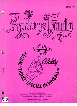 ADDAMS FAMILY (Bally) Manual
