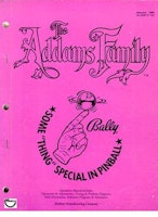 ADDAMS FAMILY (Bally) Manual