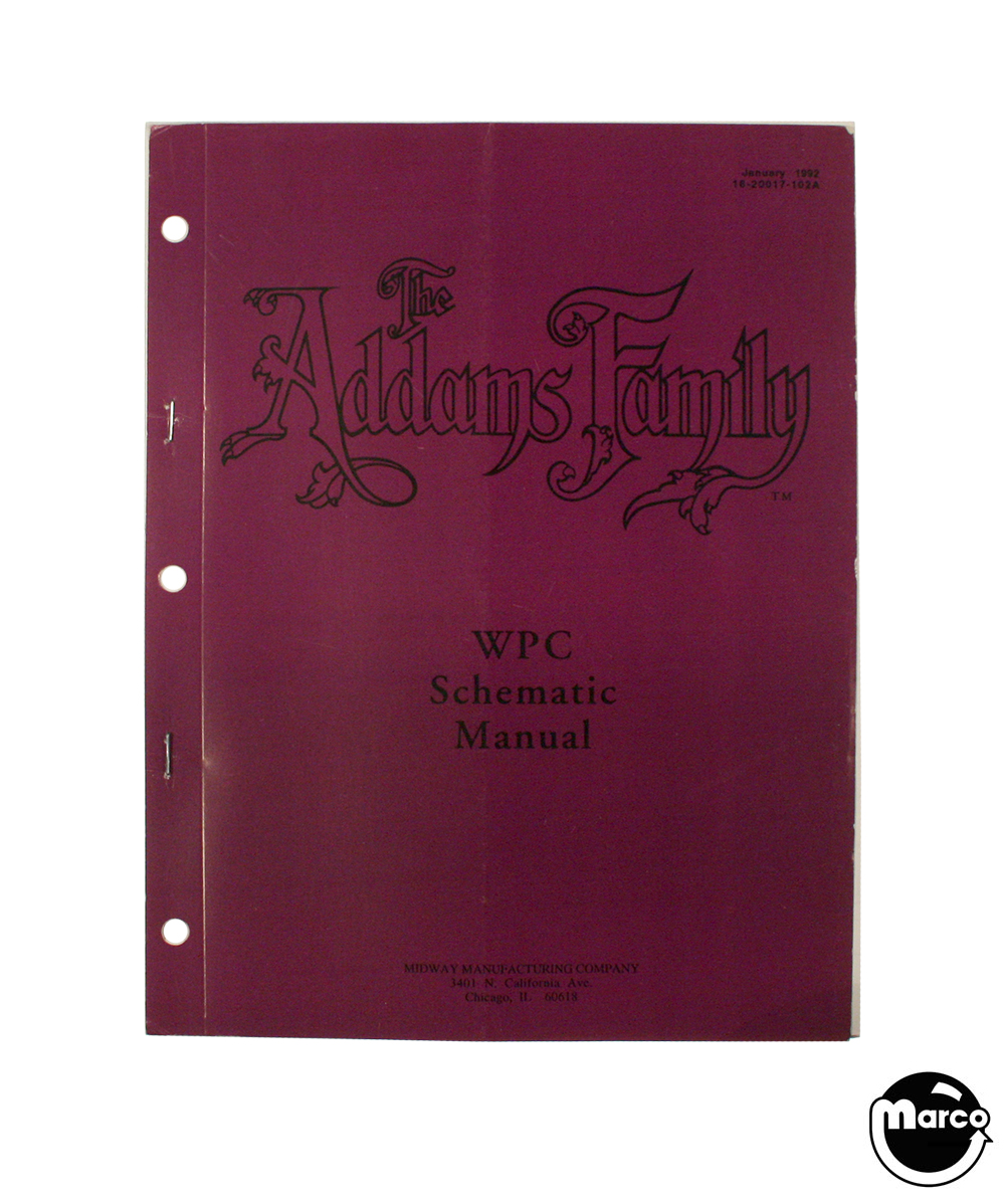 ADDAMS FAMILY GOLD (Bally) WPC Schematic
