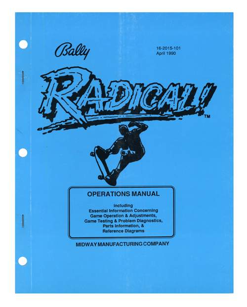 RADICAL (Bally) Manual