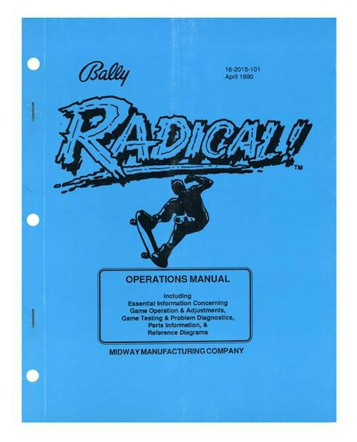 RADICAL (Bally) Manual