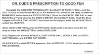 DR DUDE (Bally) Score Card Instruction