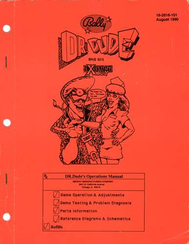 DR DUDE (Bally) Manual - Operations