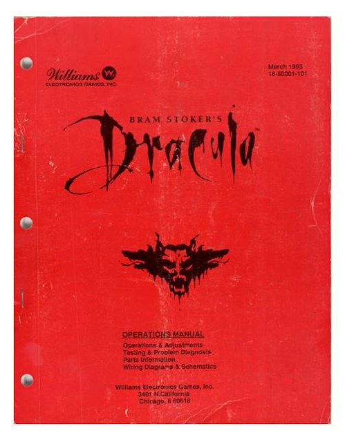 DRACULA (Williams) Operations Manual