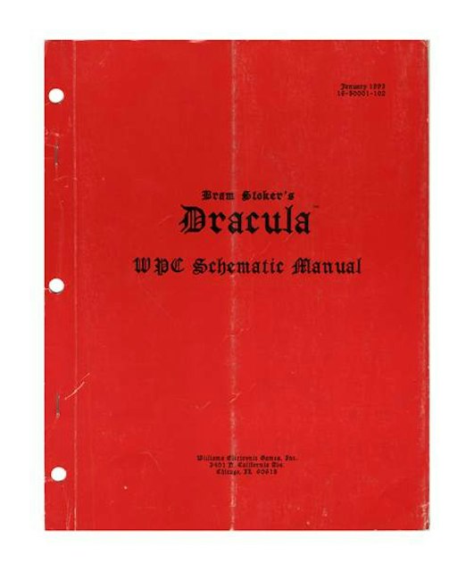 DRACULA (Williams) WPC Schematic Manual