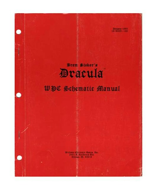 DRACULA (Williams) WPC Schematic Manual