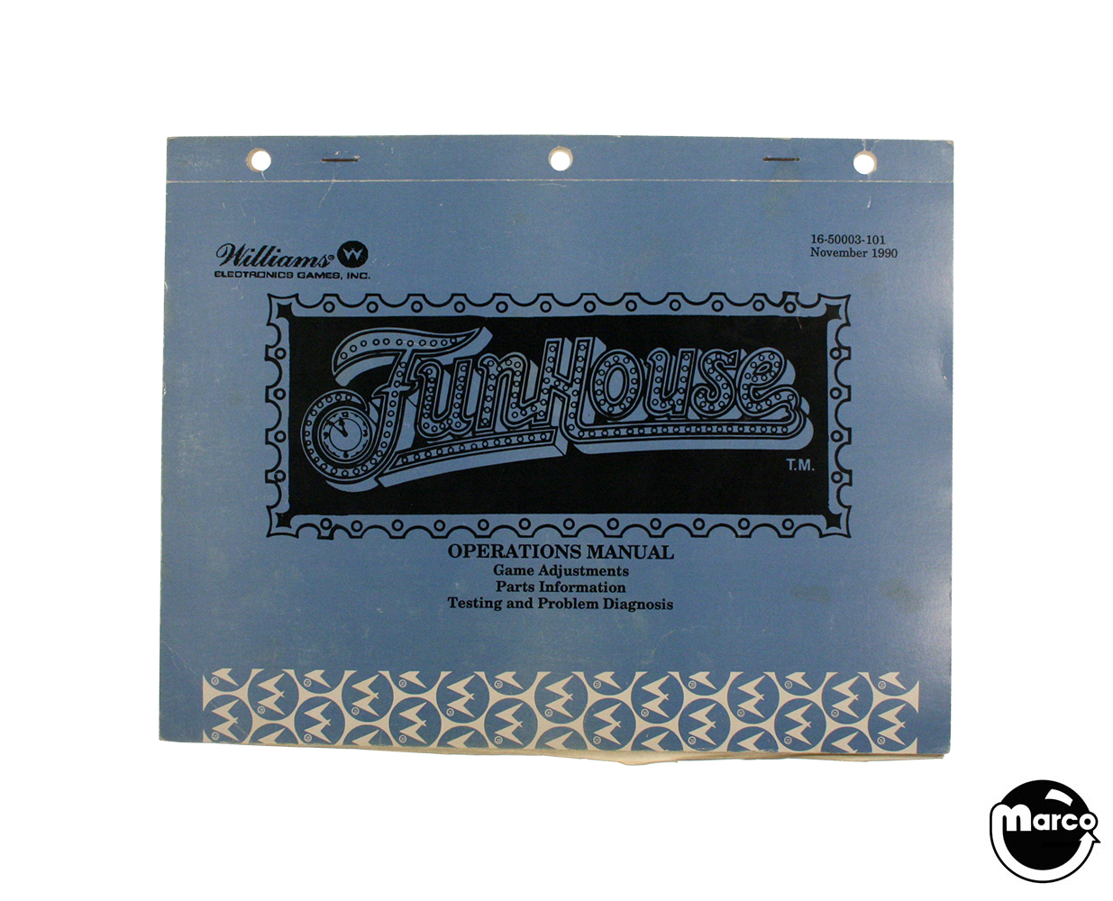 FUNHOUSE (Williams) Manual Original