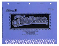 FUNHOUSE (Williams) Manual - Reprint