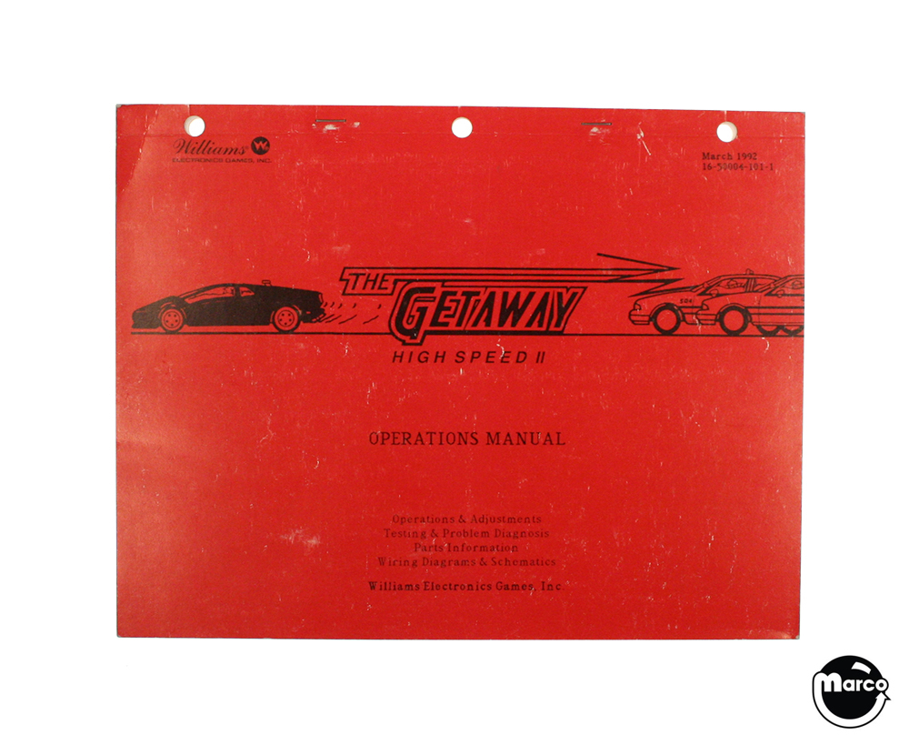 GETAWAY (Williams) Manual Original