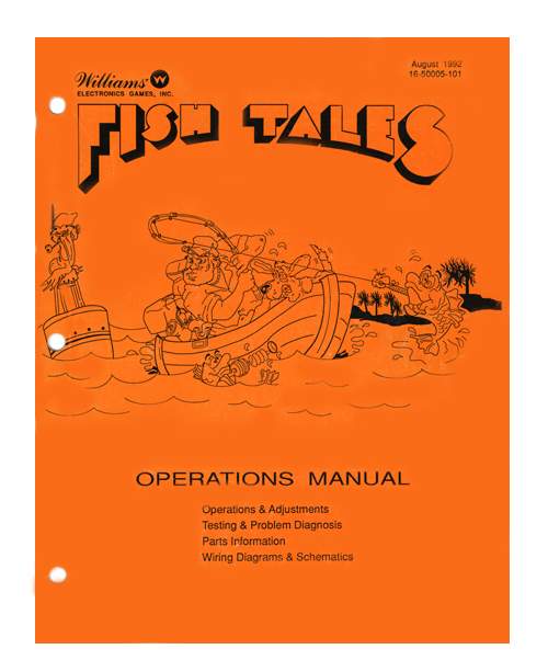 FISH TALES (Williams) Manual - Reprint