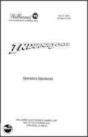 INDIANA JONES (Williams) Handbook