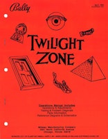 TWILIGHT ZONE (Bally) Manual Reprint