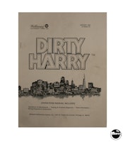 DIRTY HARRY (Williams) Manual