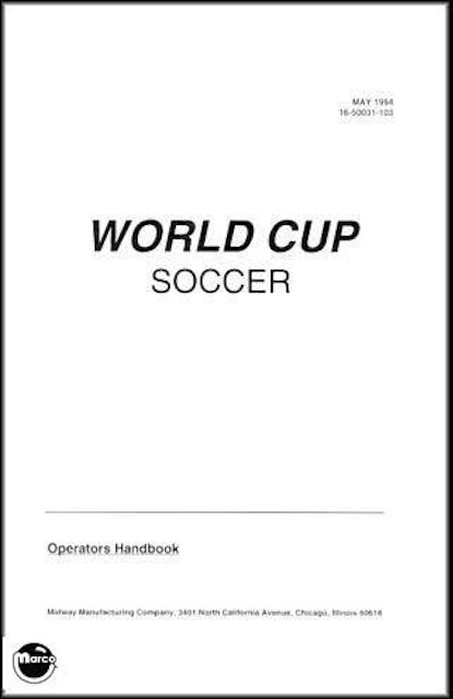 WORLD CUP SOCCER (Bally) Handbook