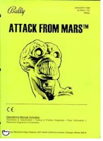 ATTACK FROM MARS (Bally) Manual - Original