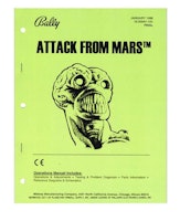 ATTACK FROM MARS (Bally) Manual - Reprint