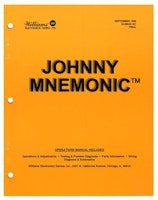 JOHNNY MNEMONIC (Williams) Manual