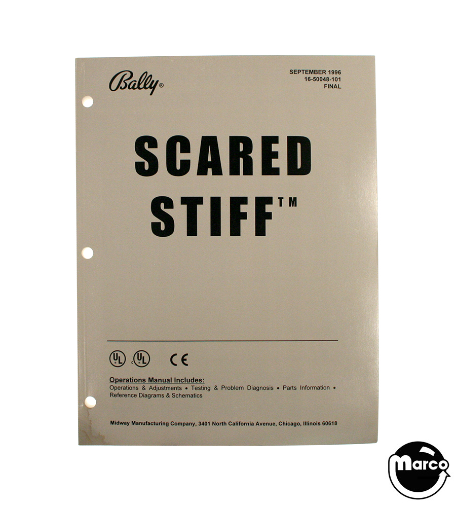 SCARED STIFF (Bally) Manual - Original