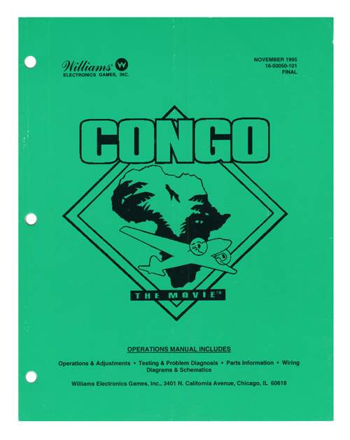 CONGO (Williams) Operations Manual