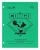 CONGO (Williams) Operations Manual