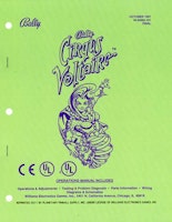 CIRQUS VOLTAIRE (Bally) Manual - Reprint