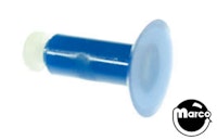 Rollover button, small - blue beveled