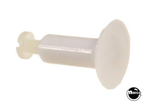 Rollover button, small - white beveled 3A-7170-5