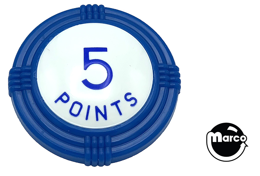 Pop bumper cap deco dome blue '5 Points' blue